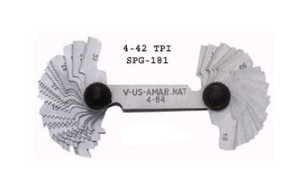 Precise 30 Blade Screw Pitch Gage 4-42 TPI - SPG-181