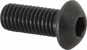 Holo-Krome M8x1.25 20mm Length Under Head Hex Socket Drive Button Socket Cap Screw Fully Threaded, 4G, Grade 12.9 Alloy Steel, Black Oxide Finish, Metric 86045 - 67125765