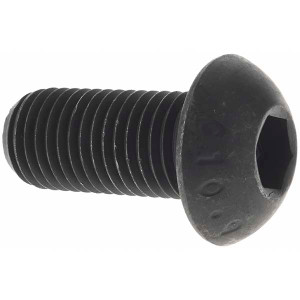 Value Collection M16x2.00 35mm Length Under Head Hex Socket Drive Button Socket Cap Screw Fully Threaded, Grade 12.9 Alloy Steel, Black Oxide Finish, Metric A996712 - 70934989