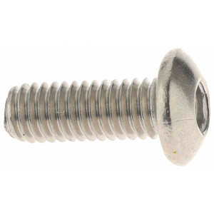 Value Collection M3x0.50 8mm Length Under Head Hex Socket Drive Button Socket Cap Screw Fully Threaded, 18-8 Stainless Steel, Metric KP82426 - 70975230