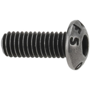 Value Collection M3x0.50 8mm Length Under Head Hex Socket Drive Button Socket Cap Screw Fully Threaded, Grade 12.9 Alloy Steel, Black Oxide Finish, Metric KP82294 - 70975420