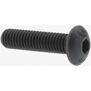 Value Collection M5x0.80 20mm Length Under Head Hex Socket Drive Button Socket Cap Screw Fully Threaded, Grade 10.9 Alloy Steel, Black Oxide Finish, Metric 41918 - 53522868