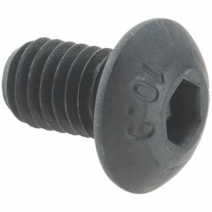 Value Collection M5x0.80 8mm Length Under Head Hex Socket Drive Button Socket Cap Screw Fully Threaded, Grade 10.9 Alloy Steel, Black Oxide Finish, Metric -41914-1 - 53522835