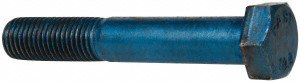 Metric Blue Hex Head Cap Screw: M20 x 2.50 x 120 mm, Grade 10.9 Steel Partially Threaded, 30 mm Hex, ASME B18.2.3.1M, DIN 931, DIN 933 & SAE J1199 UST184271 - 81715989