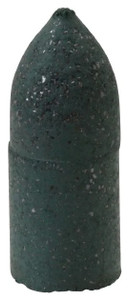 Rubberized Abrasive Points, 100 Piece Set, Max. 24,000 RPM, Coarse Grade, Code 110, Cone, 3/8" Diameter, 1" Length - 88-040-1