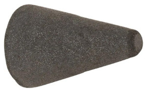 Rubberized Abrasive Point, Max. 20,000 RPM, Medium Grade, Code 125-T, Taper, 7/8" Diameter, 1-1/4" Length - 88-247-2 Rubberized Abrasive Point, Max. 20,000 RPM, Medium Grade, Code 125-T, Taper, 7/8" Diameter, 1-1/4" Length - 88-247-2