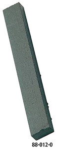 Rubberized Abrasive Rectangular Stick R-04, Medium Brown, 6" Length, 1" x 1/4" Size - 88-213-4