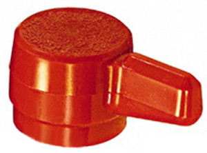 Press Fit Thumb Screw Knobs, Red "L" Knobs 1000 Piece Set, 5/16" Screw Size, 27/32" Head Dia - 99-096-0