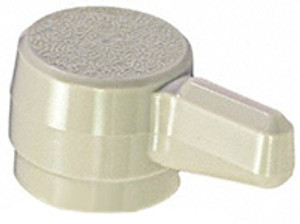 Press Fit Thumb Screw Knobs, Gray "L" Knobs 100 Piece Set, 5/16" Screw Size, 27/32" Head Dia - 99-852-6