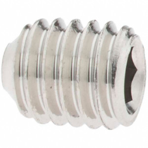 Value Collection M5x0.80 Metric Coarse, 6mm OAL, Cup Point Set Screw Grade 316 & Austenitic A4 Stainless Steel, 2.5mm Key C52000734 - 70966692
