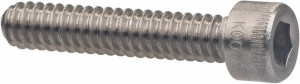 Holo-Krome Hex Socket Cap Screw: M6 x 1.00 Metric 18 mm Length Under Head, Stainless Steel, Uncoated 770610018 - 70221551