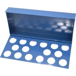 Value Collection R8 Steel Collet Rack and Tray, 16 Collets - 98-214-0