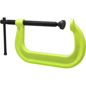 Wilton High Visibility "C" Clamp #14303, 6-1/16" Opening Capacity, 4-1/8" Throat Depth - 97-847-8