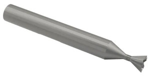 Interstate HSS 45° Dovetail Cutter, 3/8" cut dia, 3/8" shank dia - 43-138-7