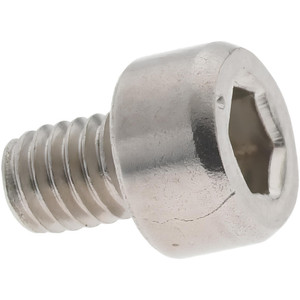 Value Collection Hex Socket Cap Screw: M3 x 0.50 Metric 4 mm Length Under Head, Stainless Steel, Uncoated A410150 - 70968292