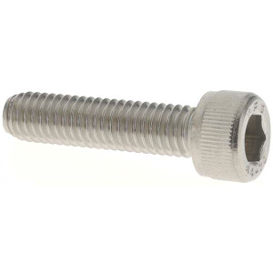 Value Collection Hex Socket Cap Screw: M6 x 1.00 Metric 25 mm Length Under Head, Stainless Steel, Uncoated A410212 - 70934021