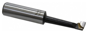 Carbide Tipped Boring Bar, Grade C-6, 1/2" Shank, 5/16" Bore Dia, 3" OAL - 43-766-5