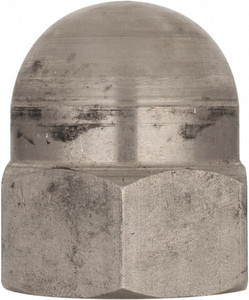 Value Collection M27x3 Metric Coarse, 41mm Width Across Flats, Uncoated, Stainless Steel Acorn Nut 50mm Overall Height, Austenitic A4, DIN 1587 DN7XX02700 - 65111338