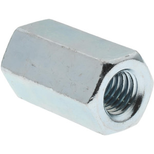 Value Collection M8x1.25 Metric Coarse, 24mm OAL Steel Standard Coupling Nut Zinc-Plated Finish, 13mm Width Across Flats, 14.38mm Width Across Points 621042PS - 68086602