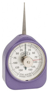 CORREX Tension/Compression Gage with Round Feeler Tip, Range: 0.6 - 6 grams - 31-017-7