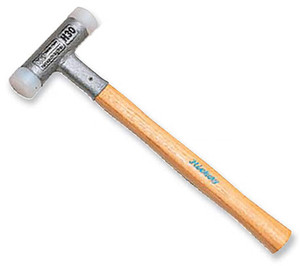 Dead Blow Nylon Hammer, Hickory Handled, 2" Face Dia., 14-1/2" Length - 98-515-0