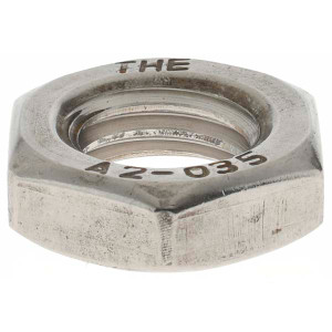 Value Collection M14x2.00 Metric Coarse Stainless Steel Right Hand Hex Jam Nut 22mm Across Flats, 7mm High, Uncoated A210019 - 70971239