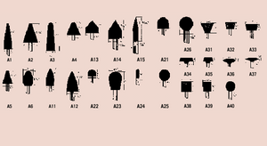SPI Group A Mounted Stones - 57-598-5