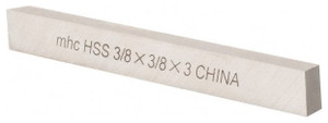 Interstate M-2 HSS Ground Square Tool Bit, 3/8" Size, 3" OAL - 42-971-2 Interstate M-2 HSS Ground Square Tool Bit, 3/8" Size, 3" OAL - 42-971-2