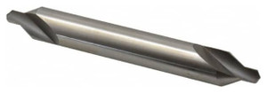 Interstate HSS 60° Combined Drill & Countersink, Long Plain Type, Size #7, 5" Overall Length - 43-264-1