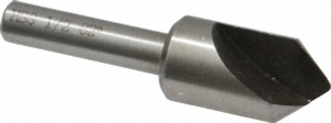 Shop Grade HSS Single Flute Countersink, 82°, 1/2" - 43-166-8