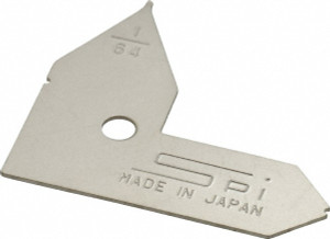 SPI Individual Radius Gage, 1/64" - 30-720-7