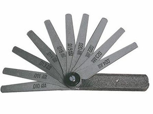 Precise Tapered Leaf Thickness Gage, 26 Leaves, 0.0015 to 0.025" Range 5026T  - 10-887-8