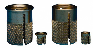 E-Z LOK M3.5x0.60 Metric Coarse Brass Flush Press Fit Threaded Insert for Plastic 1/4" OAL, 0.199" Insert Diam, 3/16" Hole Diam, 3/16" Drill 240-M3.5-BR - 85595189