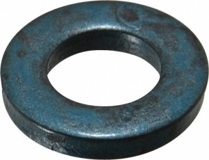 Metric Blue M8 Screw Standard Flat Washer: Alloy Steel 0.367" ID, 0.699" OD, 0.118" Thick UST202005 - 79207726