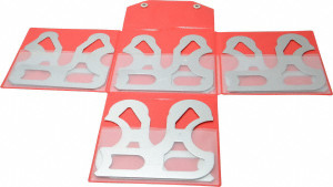 SPI 8 Piece Radius Gage Set 9/16" to 1" - 30-685-2