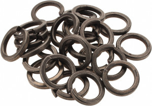 Value Collection M12 Screw Grade 2 Steel Metric High Collar Split Lock Washer Uncoated, 12.2 to 12.7mm ID x 18mm Max OD, 2.5mm Thick 47416 - 61864559