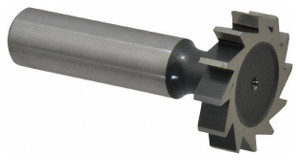 Interstate Straight Tooth Woodruff Key Seat Cutter, M42 Cobalt, 1-1/8" Diameter, 1/4" Face Width, 2-1/4" OAL - 43-063-7