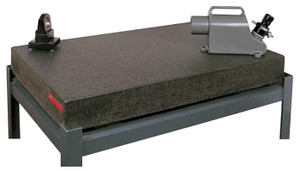 Surface Plate, Inspection Grade A, 2 Ledges, 24" x 24" - 50-173-4