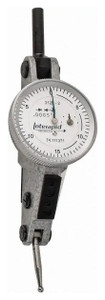 Interapid Test Indicator 312B-2, Horizontal, 0.060" Range, 1-1/4" Dia., 0.0005" Graduation - 12-002-2