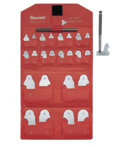 Starrett S167CHZ Radius Gage Set - Inch - S167CHZ