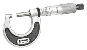 Starrett Outside Micrometer, 0-1" Range, 0.001" Grad - 226RL-1