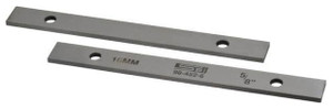 SPI Precision Steel Parallels, Matched Pair, 1/8" Thick x 6" Long, 5/8" Height - 98-452-6