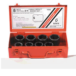 Sunex 3/4" Drive 8 Piece Sae Impact Socket Set - SUN4680