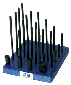 Teco T-Nut & Stud Set, 3/8-16 Stud Size, 7/16 T-Slot Size - 20602