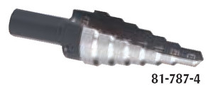 Unibit Metric Self-Starting Step Drill - 81-787-4