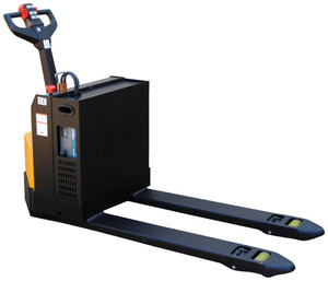 Vestil Steel Fully Powered Electric Pallet Truck with Lead Acid Batteries, 27" x 48", 4500 Lb. Capacity - EPT-2748-45