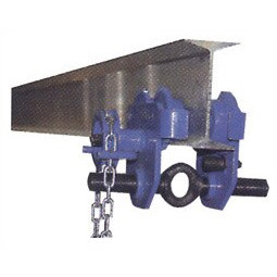 Vestil Manual Trolley, Eye Type, 2000 lb. Capacity, Geared Type - EMT-201