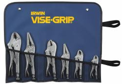 IRWIN VISE-GRIP 6 Pc. Long Nosed & Curved Jaw Locking Plier Set - VIS641KB