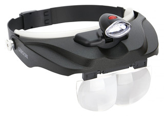 Produktbild von Carson PRO Series MagniVisor Deluxe Ersatzlinsenset Mit 1,5x/2x/2,5x/3x Vergrößerung (CP-60RPL), Weiß