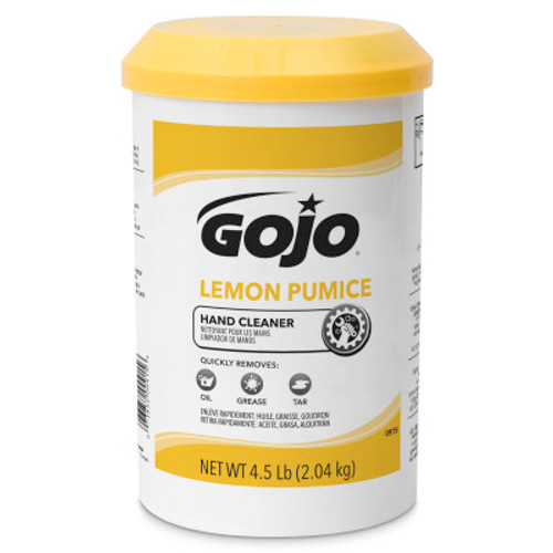 GOJO® SKU: 0915-06 Lemon Pumice Hand Cleaner 4.5 lb Canister - 96-642-4 -  Penn Tool Co., Inc